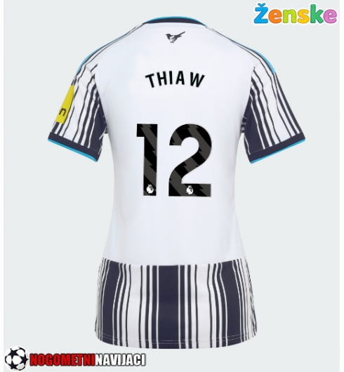 Ženske Nogometnih dresov Newcastle United Malick Thiaw #12 Domači 2026-27 Kratki rokavi Ženske Nogometnih dresov Newcastle United Malick Thiaw #12 Domači 2026-27 Kratki rokavi